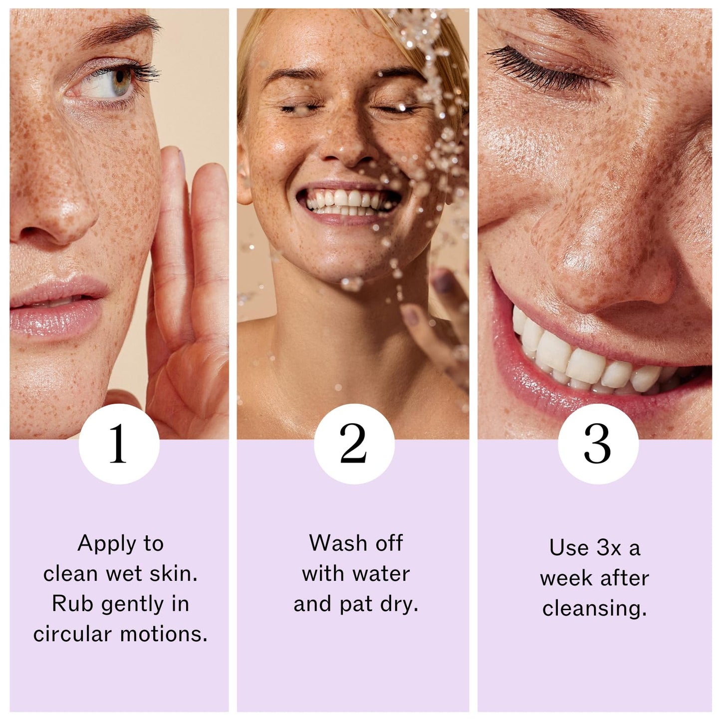 LilyAna Naturals Charcoal Face Scrub - Facial Exfoliator - Microdermabrasion Scrub - Facial Skin Care Products for Women and Men - Lavender and Tea