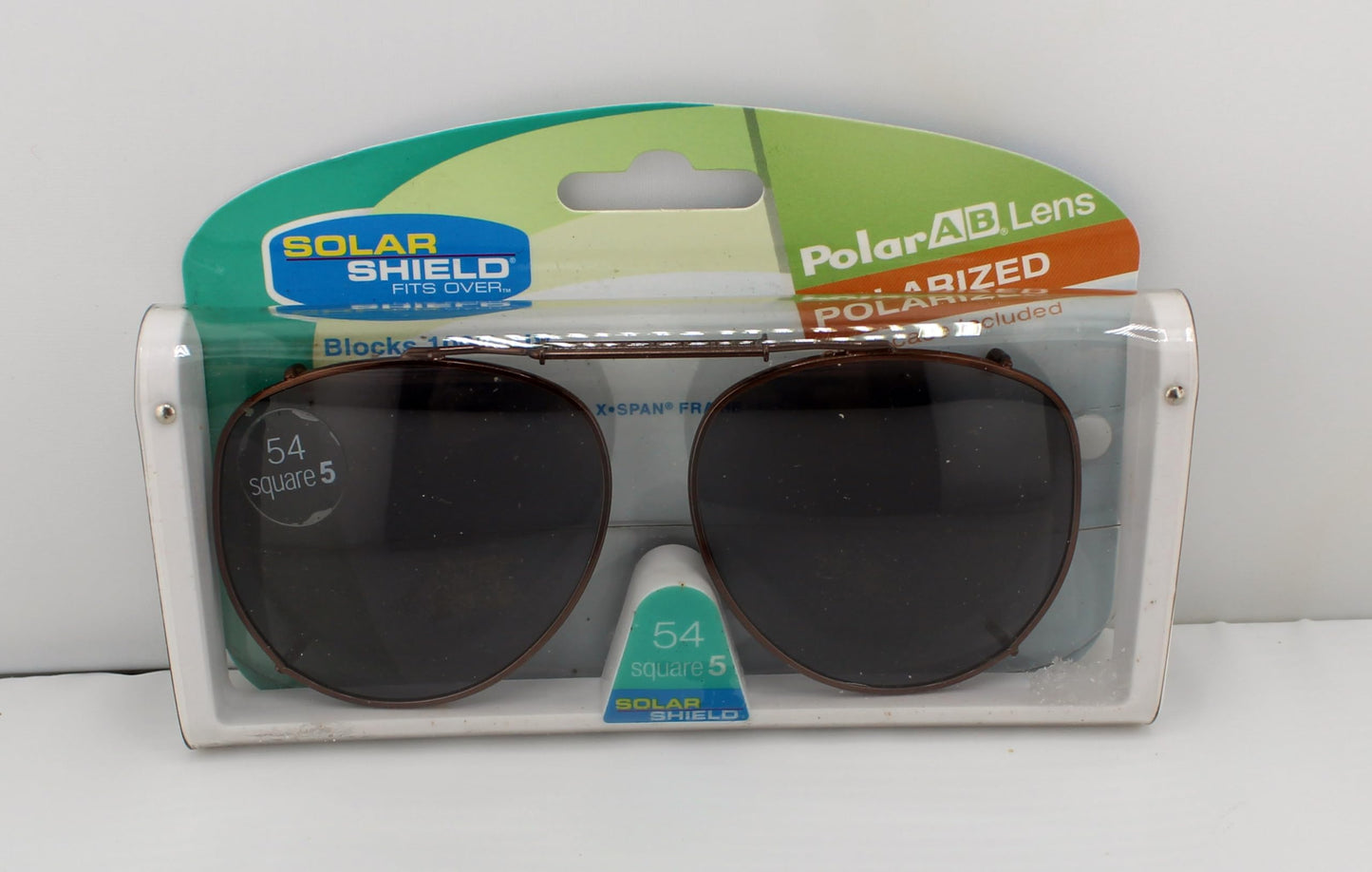 SolarShield 54 Square 5 Polarized Clip On Lenses