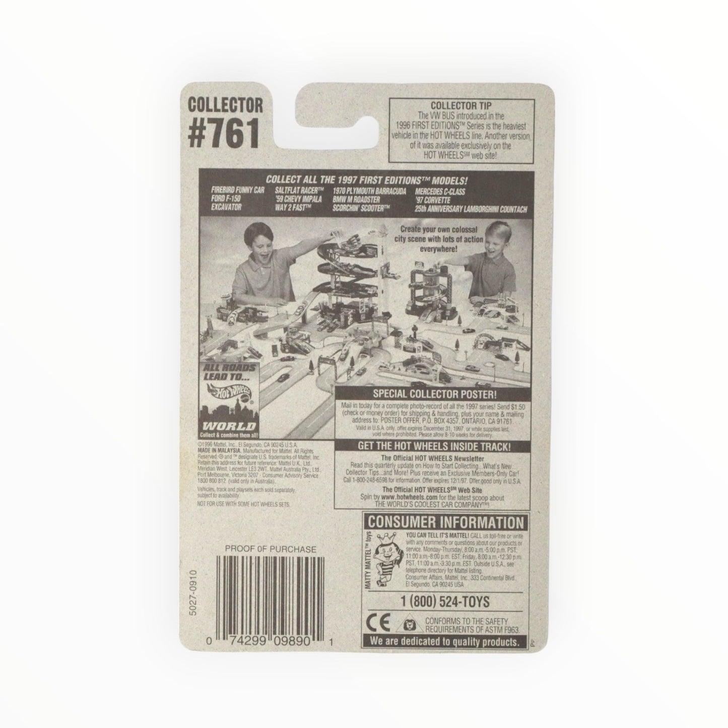 Hot Wheels Flame Stopper #761 Year: 1997