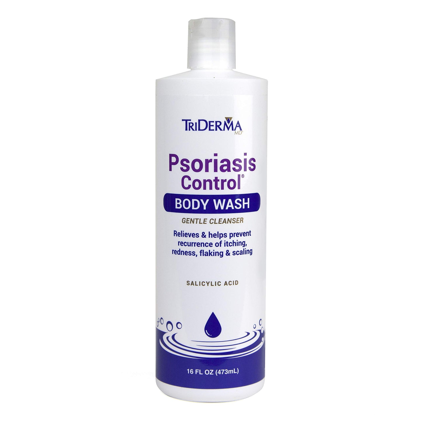 TriDerma Psoriasis Control Body Wash - Gentle 2% Salicylic Acid Cleanser, AP4 Aloe Vera Gel - Psoriasis Treatment Soothes Itching, Redness, Flaking Beauty & Personal Care TriDerma