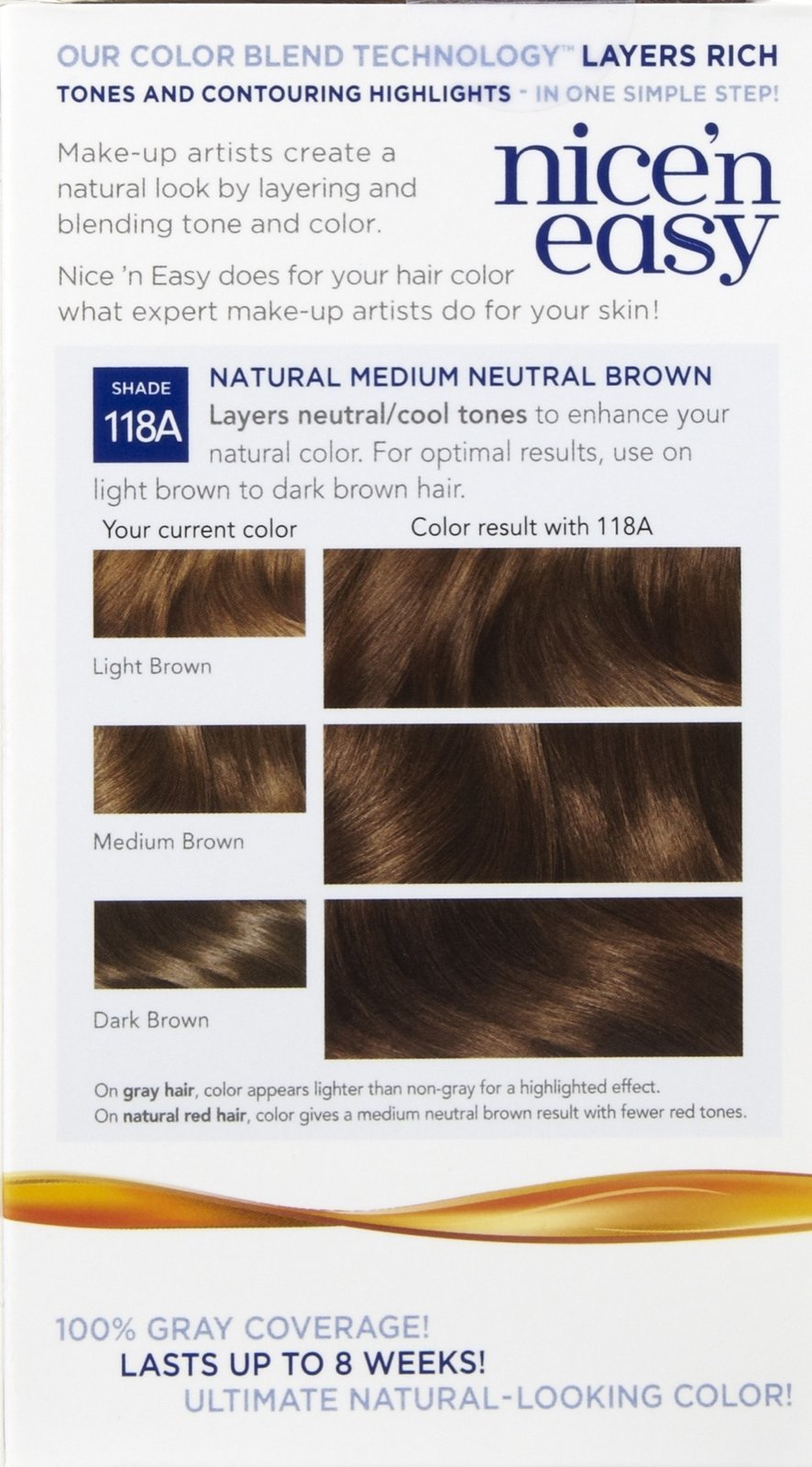 Clairol Nice'n Easy Permanent Hair Color Medium Natural Brown 5N (Pack of 12)