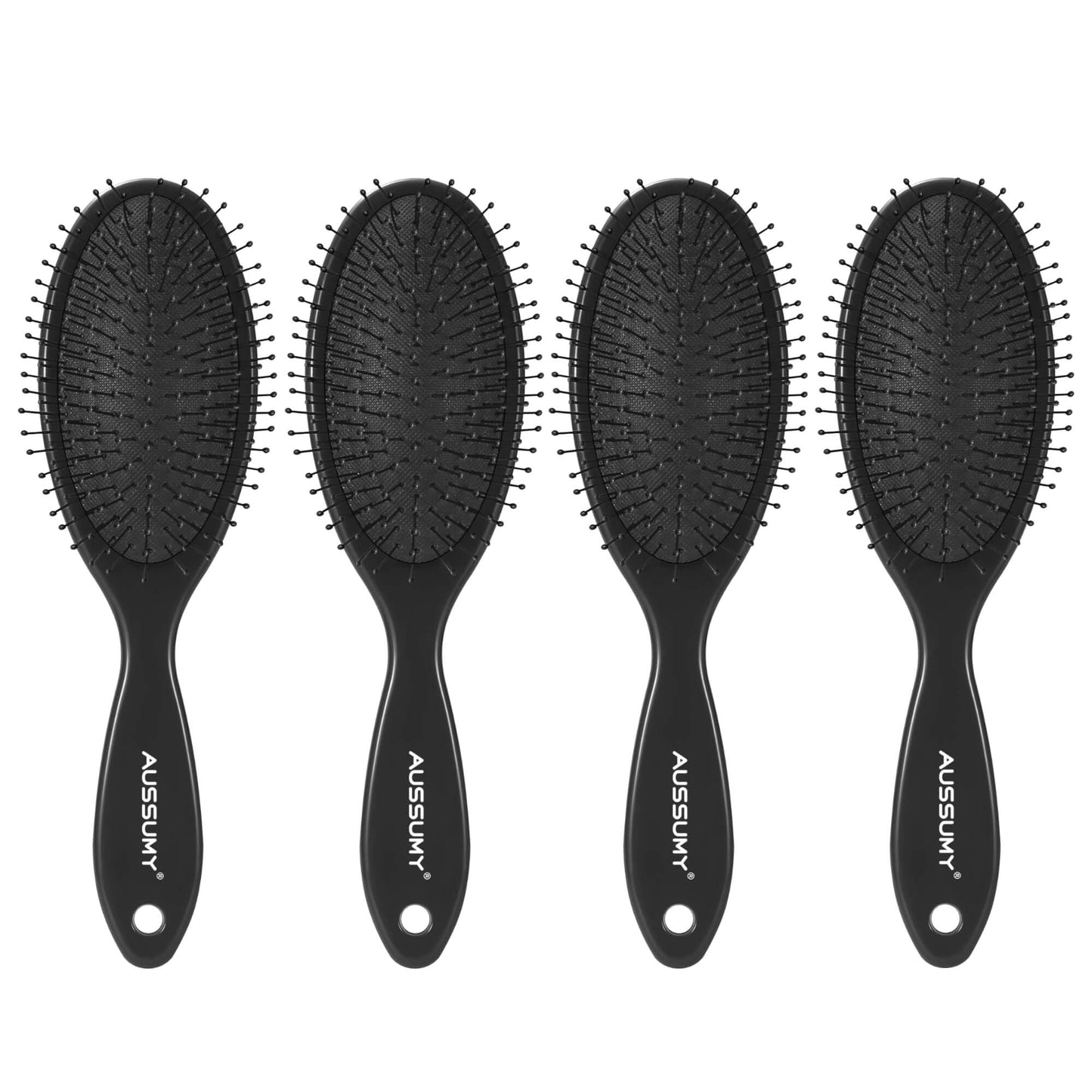 Air Cushion Detangling Hair Brush - 2 Pack Detangler Hairbrush with Ultra Soft Bristles for Effortless Tangle Removal - For Wet Dry Damaged Curly Hair Beauty and Personal Care Aussumy Default Title