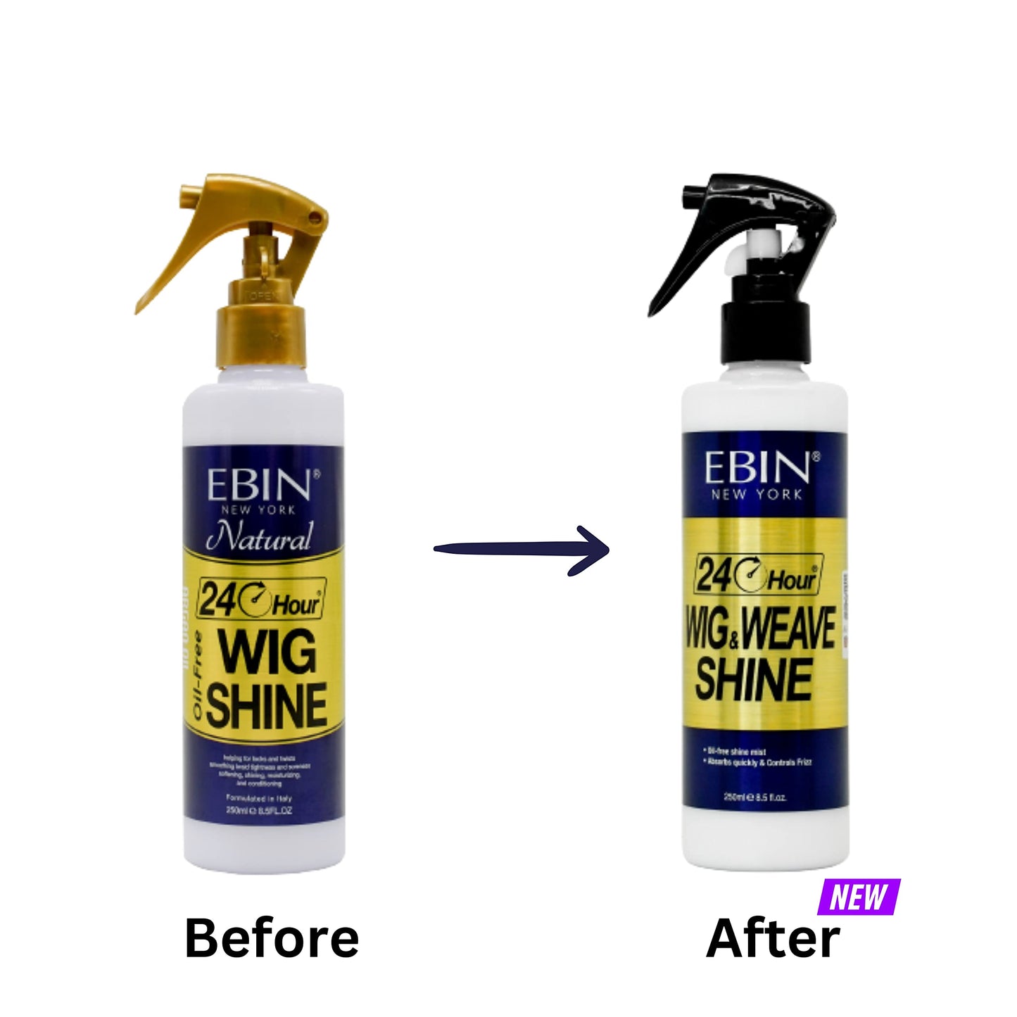 EBIN NEW YORK 24 HOUR Wig Shine Spray 8.5 oz / 250m