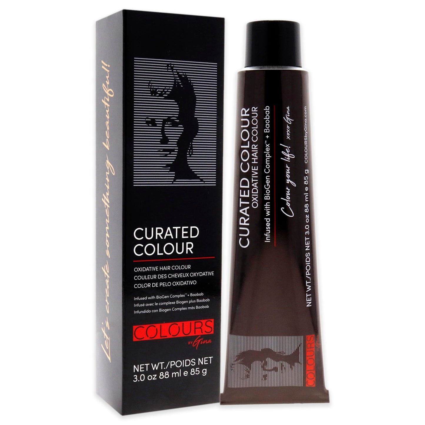 Colours By Gina Curated Colour - 8.3-8G Light Golden Blonde by Colours By Gina for Unisex - 3 oz Hair Color