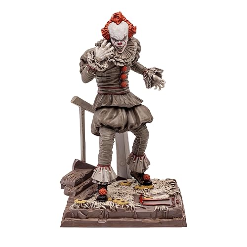 McFarlane Toys - WB 100: Pennywise (It Chapter Two) Movie Maniacs 6in Posed Figure