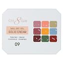 Cre8tion Nail Art Gel Solid Cream Palette for Nail Painting, Ombre, Stamping and Coverage, HEMA Free, TPO Free, 9 Colors (09) Beauty & Personal Care Cre8tion