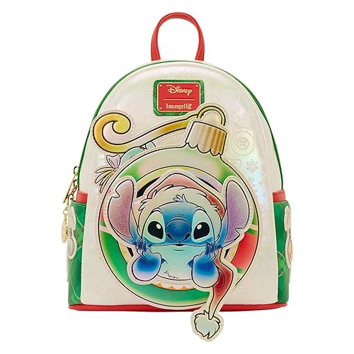 Loungefly Disney Lilo and Stitch Holiday Mini Backpack
