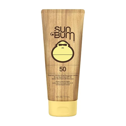 Sun Bum Original Moisturizing Sunscreen SPF 50 Lotion|Reef Friendly Broad Spectrum UVA/UVB Protection|Water Resistant & Non-Greasy