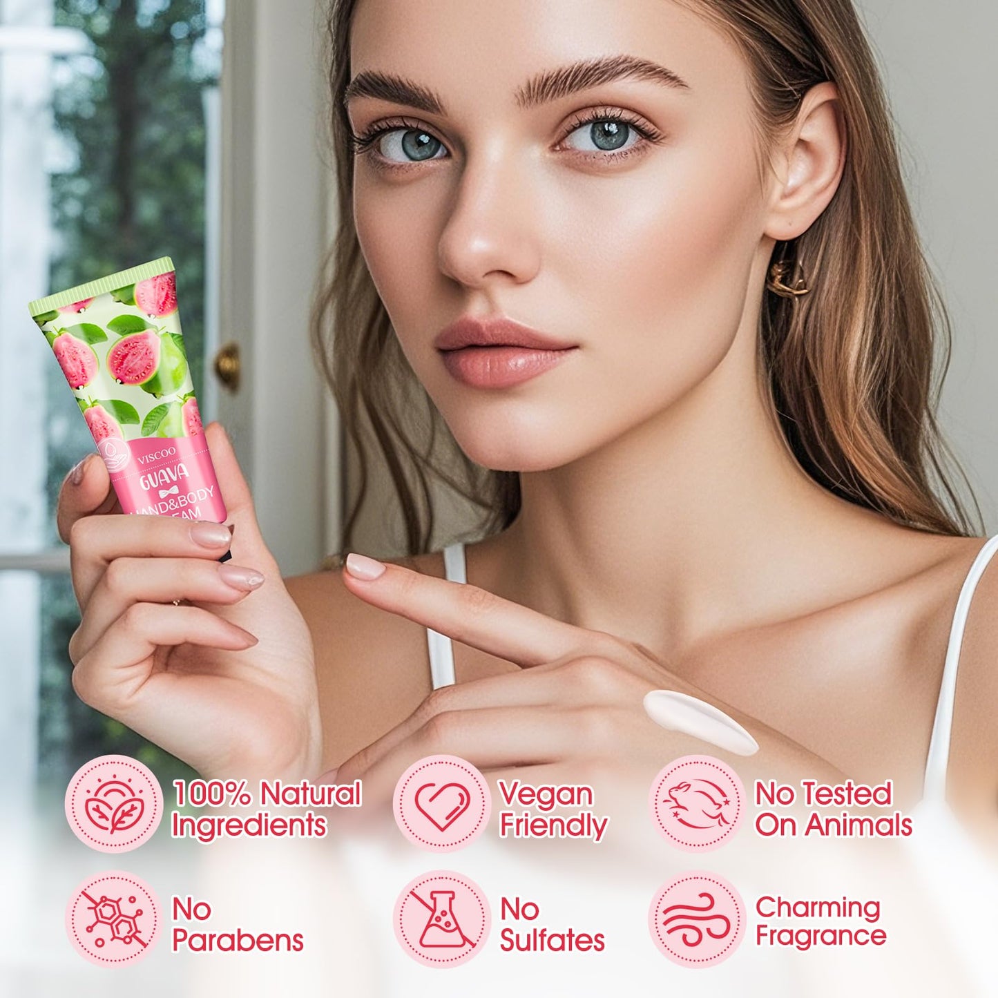 6 Pack Plant Fragrance Moisturizing Hand Cream Gift Set for Dry Hands,Mini Hand Cream Travel Bulk-30ml,6 Different Scents as Gifts Beauty and Personal Care VISCOO
