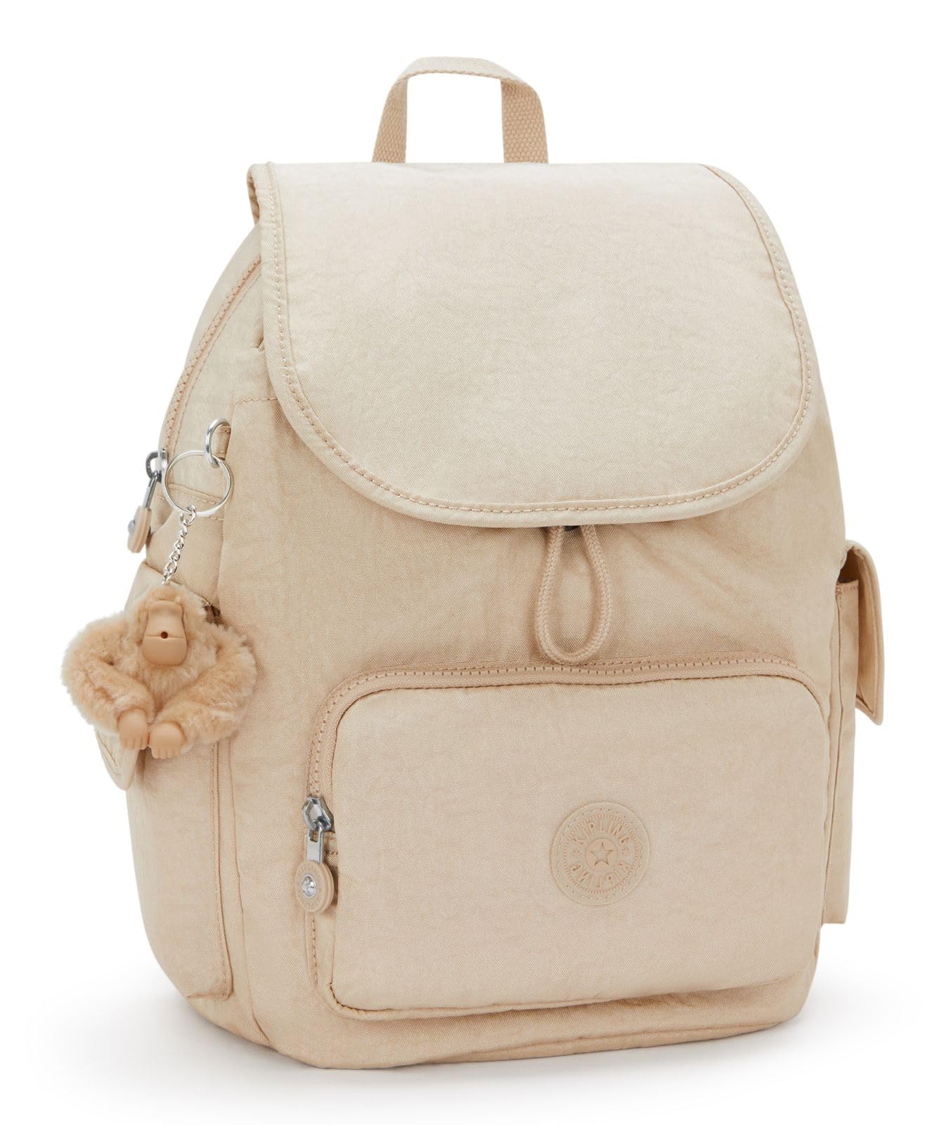 Kipling Women's City Pack S Backpacks, Sparkled Beige, One Size, City Pack S