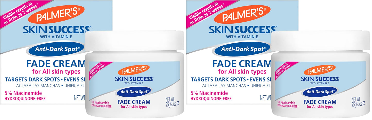 Palmer's Skin Success Anti-Dark Spot Fade Cream with Vitamin E and Niacinamide, for All Skin Types, 2.7 Ounce (Pack of 2) Beauty and Personal Care Palmer's Default Title