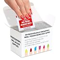 Nail Polish Remover Pads - 100% Non-Acetone - 50 Pack Bulk Set - Individually Wrapped - Quick Nail Polish Remover Wipes - Fingernail Travel Kit Beauty & Personal Care NINJA QUEST