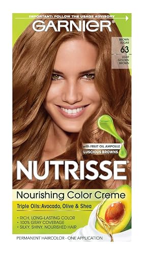 Garnier Nutrisse Nourishing Color Creme [63] Light Golden Brown 1 ea