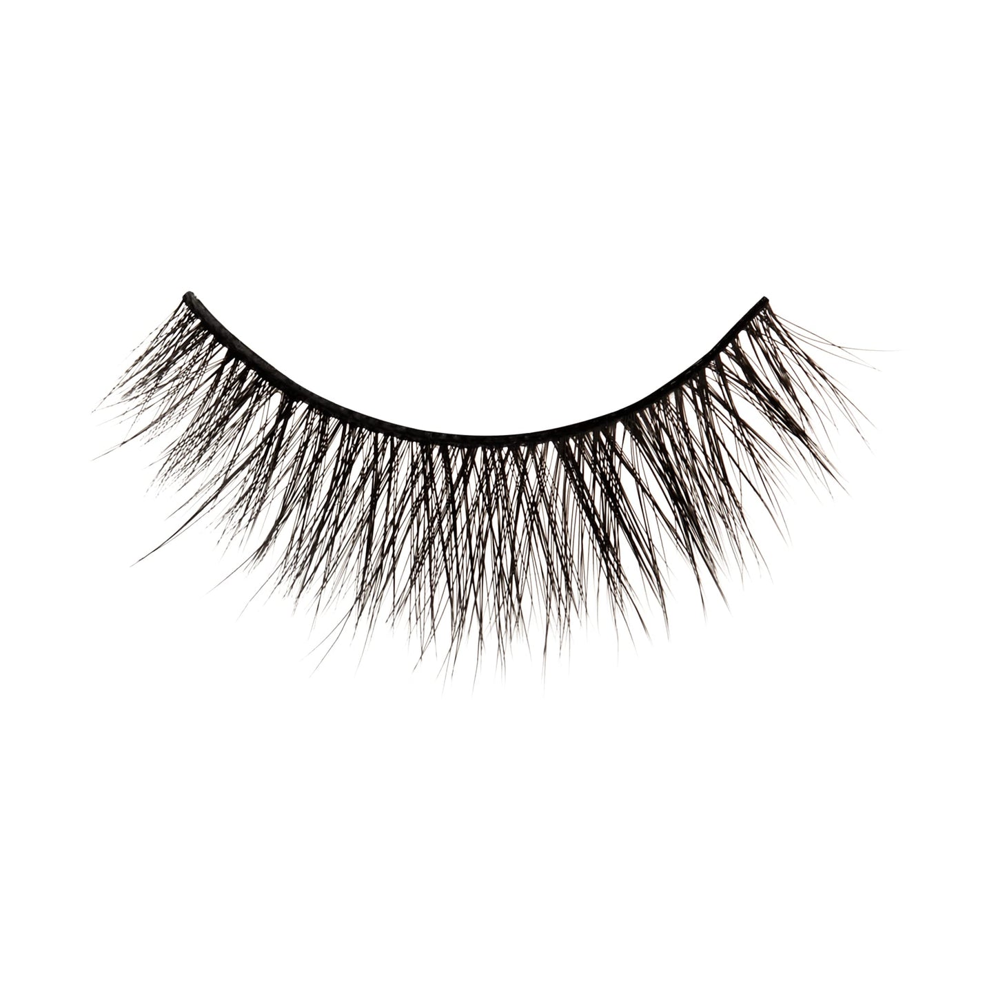 KISS Lash Couture Faux Mink Collection False Eyelashes, ‘Little Black Dress’, 10mm, Easy to Apply, Reusable, Vegan & Cruelty free, No Damage