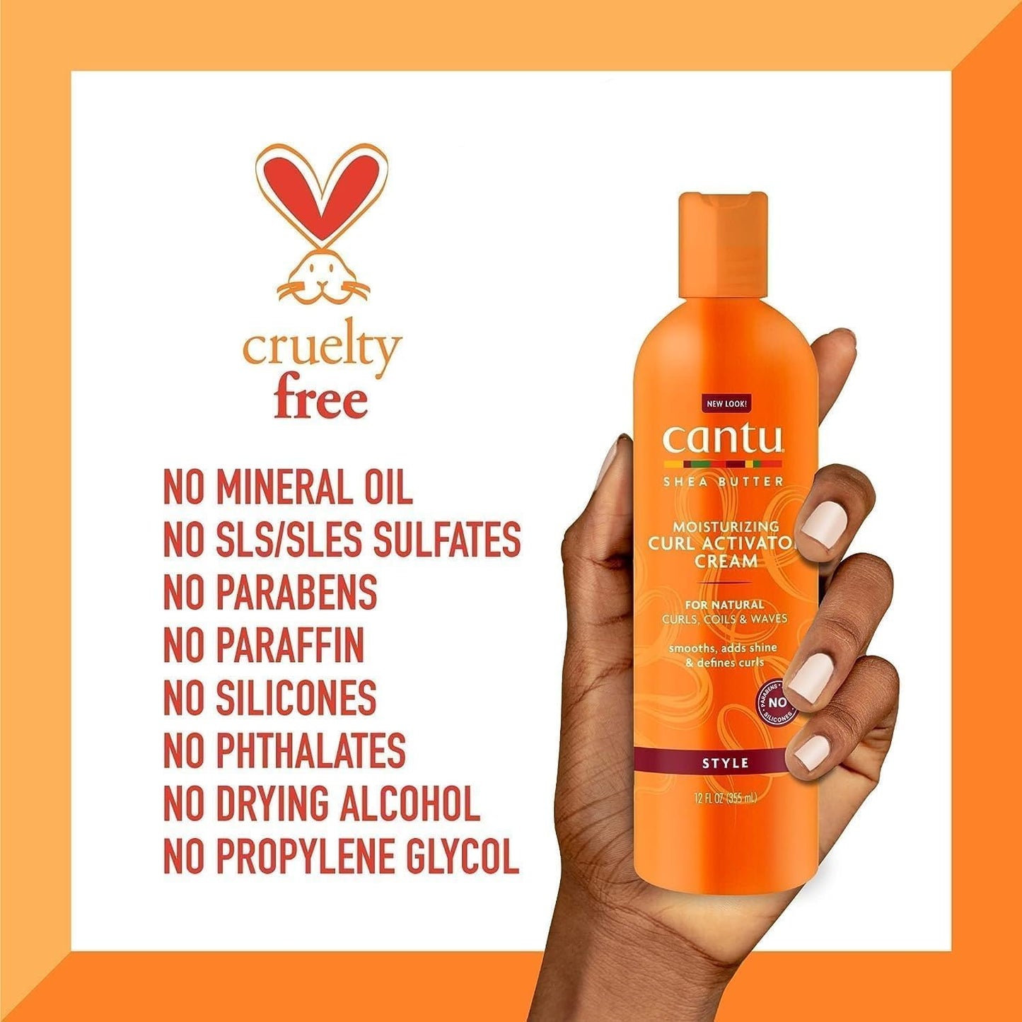 Shea Butter Moisturizing Curl Activator Cream by Cantu for Unisex - 12 oz Cream