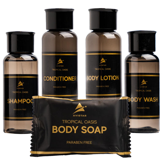 200 Piece Hotel Soap & Bulk Toiletries - Hotel Essentials for Guests - Hotel Shampoo & Conditioner Supplies for Guests, Hotel Toiletries Bulk Set