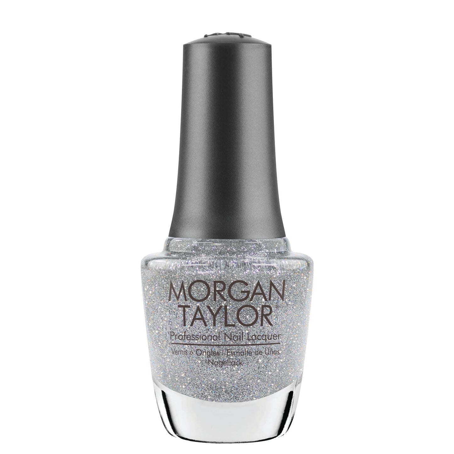 Morgan Taylor Nail Lacquer (Water Field) Silver Sparkle Professional Lacquer, Vibrant, Chip-Resistant, Fast-Drying, Long-Lasting, High-Shine, Perfect Beauty & Personal Care Morgan Taylor
