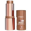 L'Oreal Paris Lumi Bronze Le Stick Soleil Bronzer Stick, Cream-To-Powder Bronzer For A Sunkissed Face Makeup Glow, 110 Toasted Sunlight