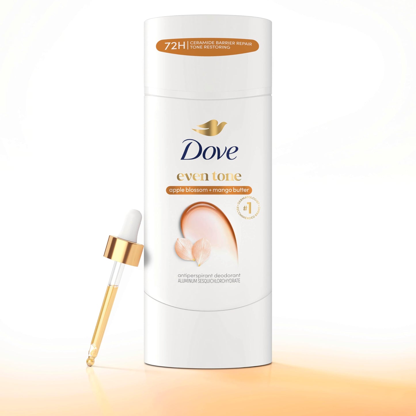 Dove Antiperspirant Deodorant Stick Apple Blossom & Mango Butter For Uneven Skin Tone 48-hour Odor and Sweat Protection 2.6 oz Beauty and Personal Care Dove