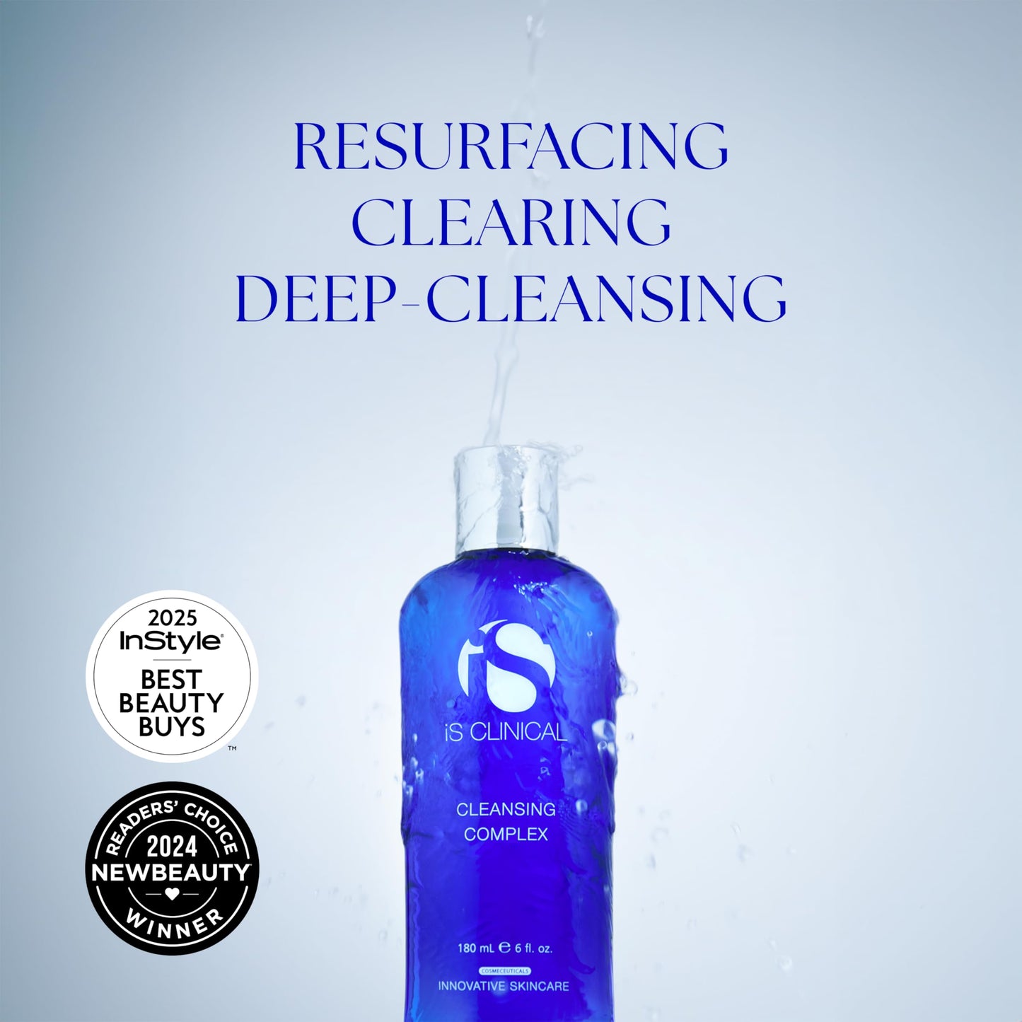 iS CLINICAL Cleansing Complex, 3in1 Gentle deep pore cleanser Face Wash and Makeup remover, Helps blemish-prone skin