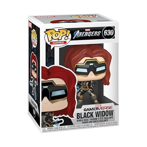 Funko Pop! Marvel: Avengers Game - Black Widow (Stark Tech Suit) Styles May Vary, Multicolor (47813)