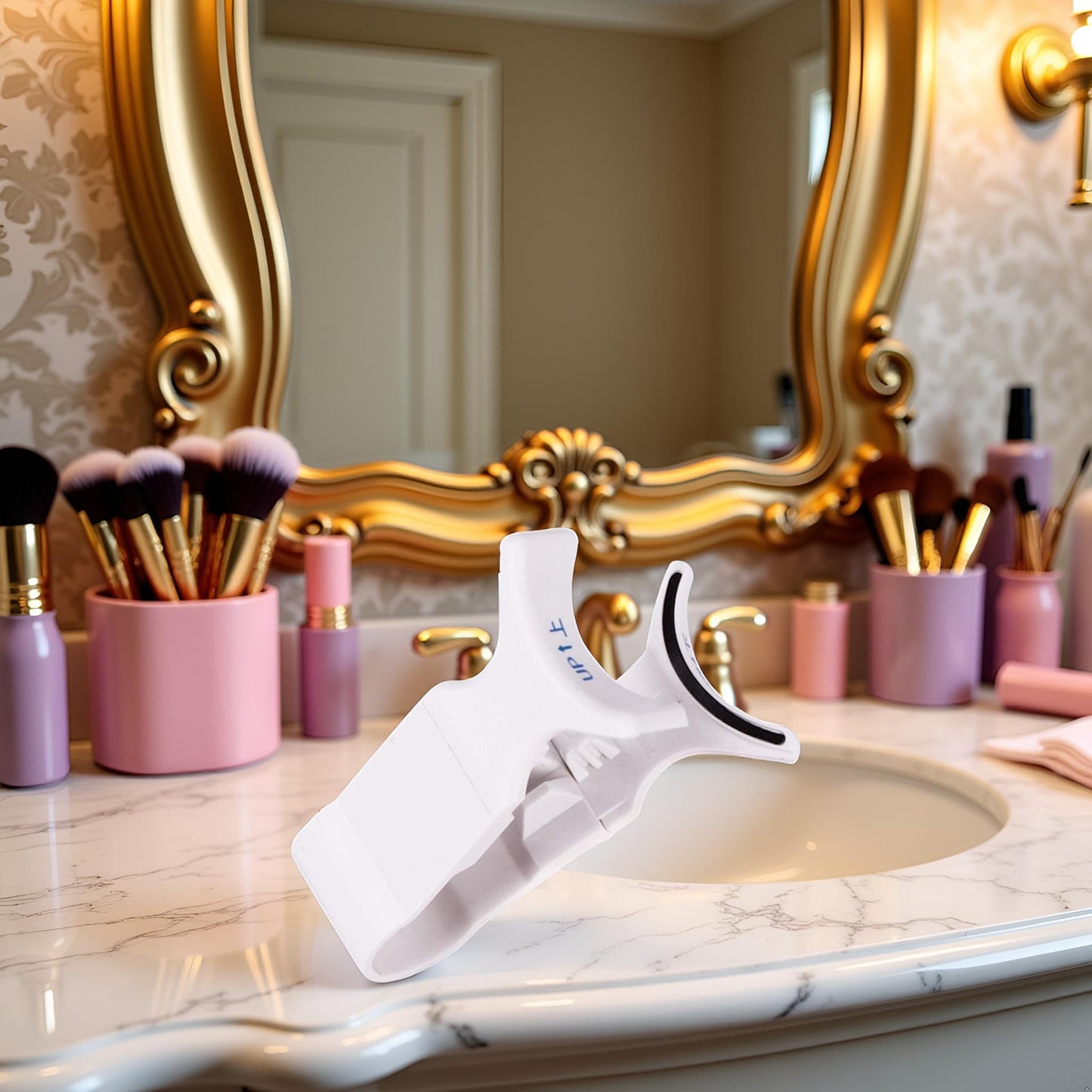 White False Eyelashes Clip- 5g Portable Magnetic Eyelash Applicator SetApplicator Magnetic Lashes Kit for Lounging, Home,Travel and Business Trips，…