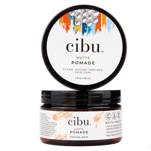 CIBU Matte Pomade - Nutrient Rich Hair Pomade for Men and Women - Long Lasting Hold Women and Mens Hair Products - Beeswax Firm Grip Control for Short Beauty & Personal Care CIBU