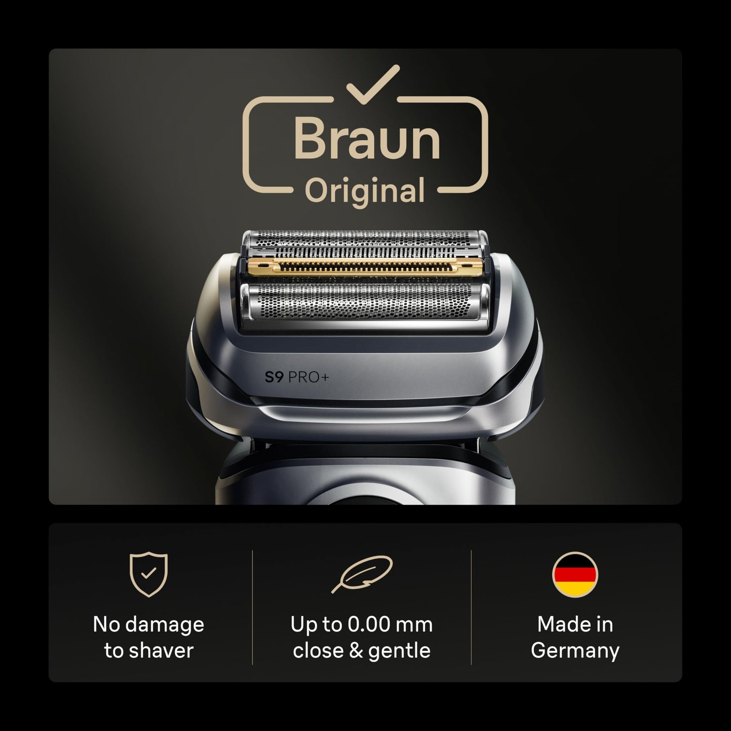Series 9 Men's Electric Shaver Head ORIGINAL Replacement Blade, Silver 92S Beauty and Personal Care Braun