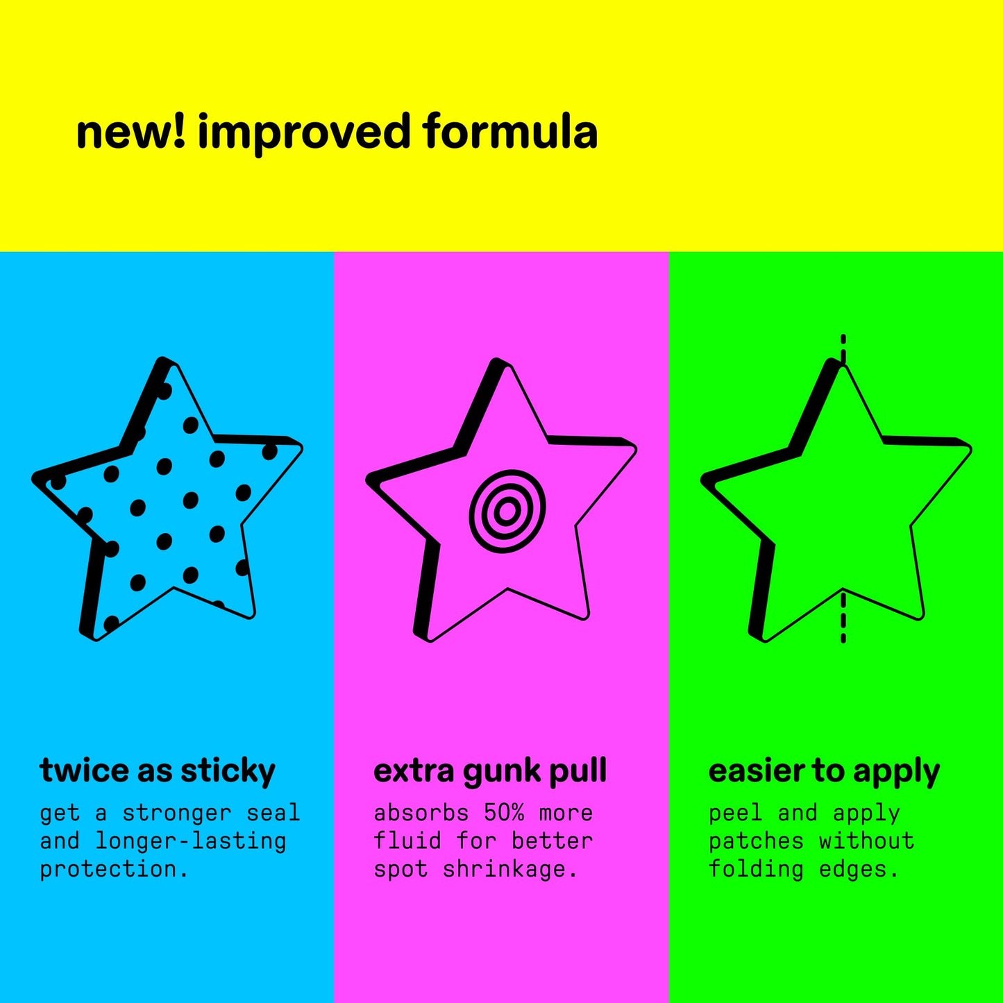 Starface Hydro-Star Pimple Patches + Big Yellow Compact, Clinically Proven Spot Shrinking in 6 Hours, Absorb Fluid and Reduce Redness, Hydrocolloid