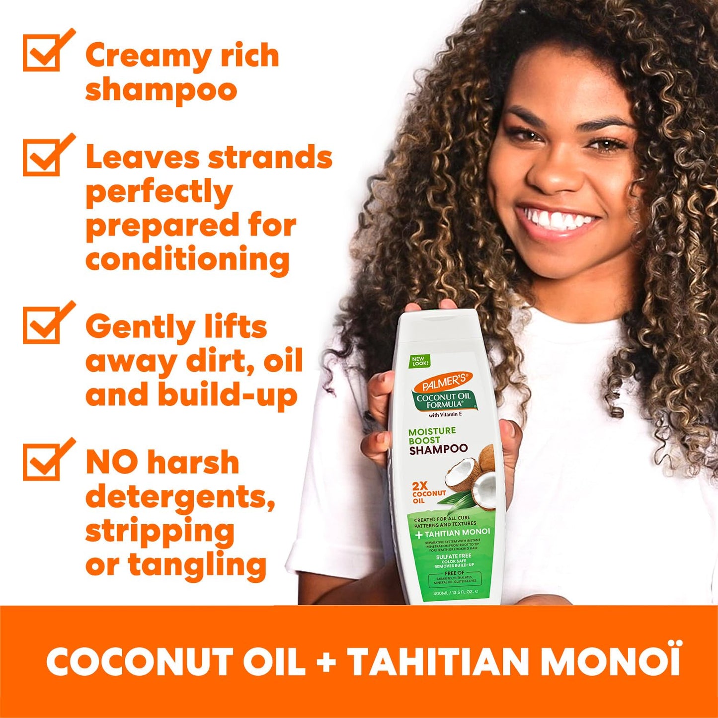 Palmer's Coconut Oil Formula Moisture Boost Conditioning Shampoo, 13.5 fl. oz.
