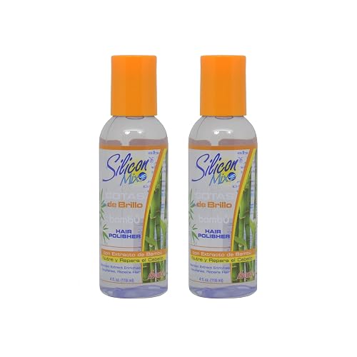 Silicon Mix Gotas de Brillo Bambu Hair Polisher 4oz "Pack of 2"