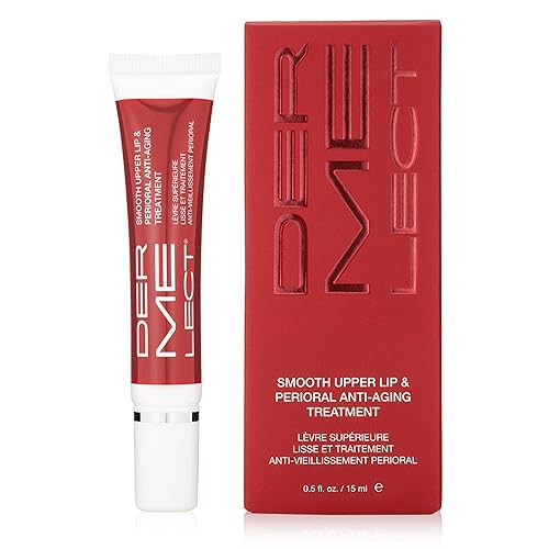 Dermelect Smooth Upper Lip Anti Aging Cream - with Hyaluronic Acid, Collagen, Retinol, Brightening & Smoothing Cream for Lip Lines, Smile Lines