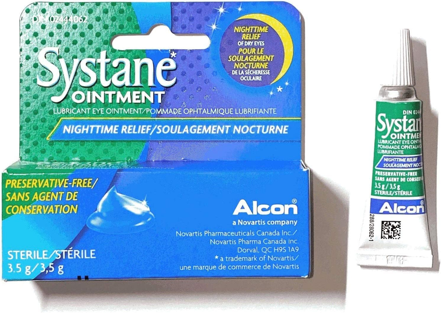 Systane Lub Eye Nightime Ointment 3.5g (2 Pack) 0.12 Ounce
