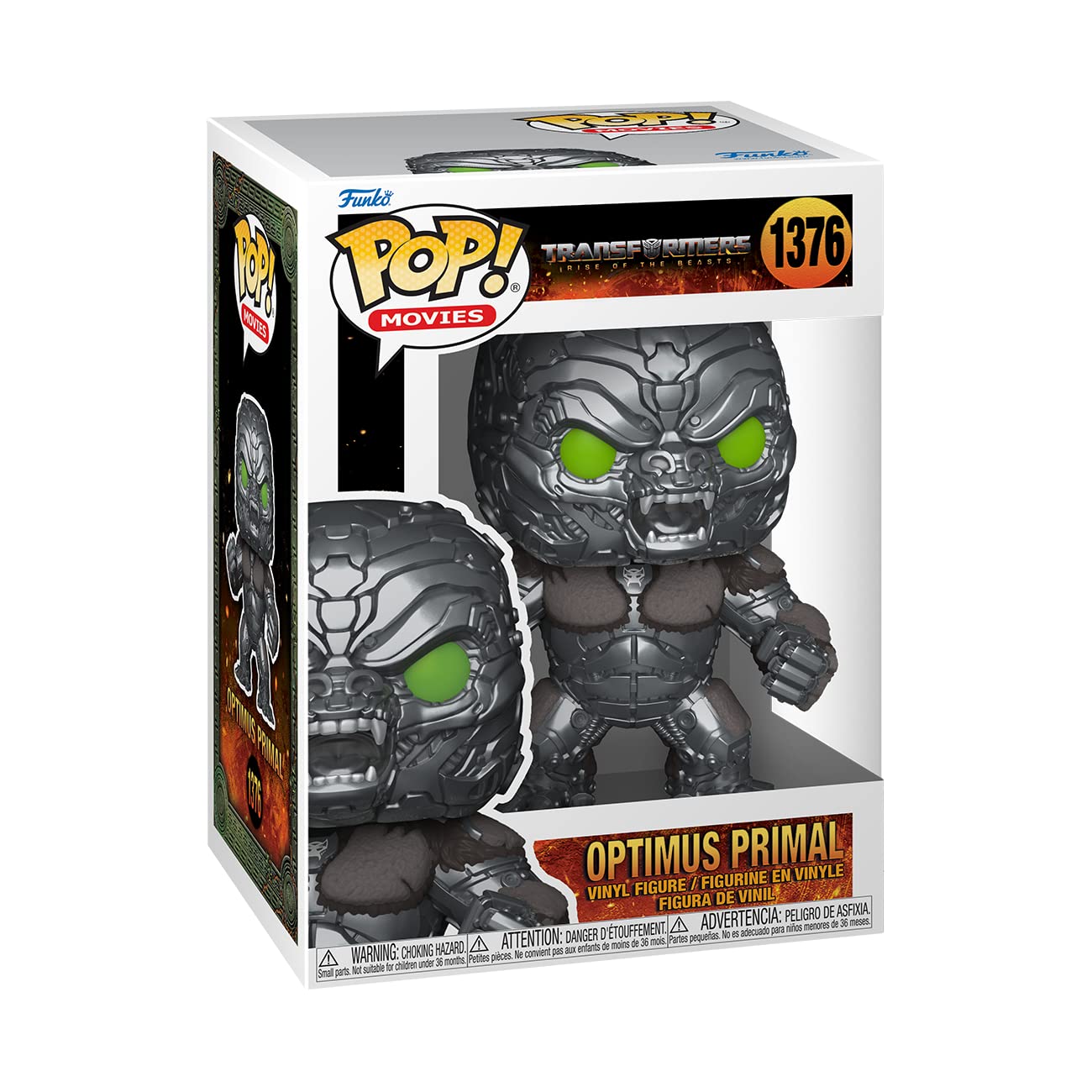 Funko POP! Movies: Transformers: Rise of The Beasts - Optimus Primal - Collectable Vinyl Figure - Gift Idea - Official Merchandise - for Kids…