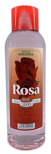 Crusellas Legitima Kolonia 1800 Rosa (Rose) Splash Cologne (33 Fl. Oz.)