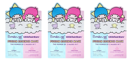 The Crème Shop® Little Twin Stars Fusion Mask With Collagen Encouraging Vibrant Glowing Skin and Vitamin A-Rich Watermelon for Youthful Appearance - 3