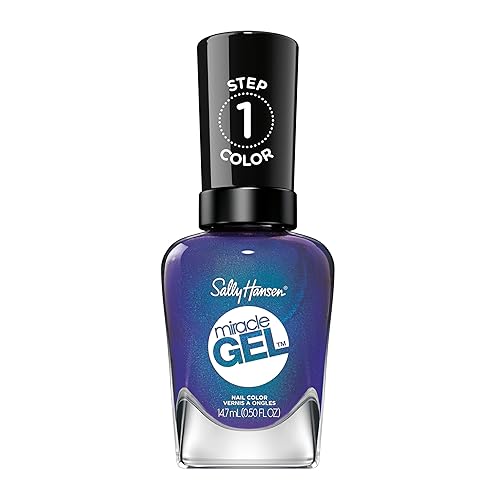 Sally Hansen Miracle Gel Salon Quality Nail Polish | Gel-Like Formula, Two-Step System, No UV Light Needed, Long Lasting | Opaque, Glossy | 573