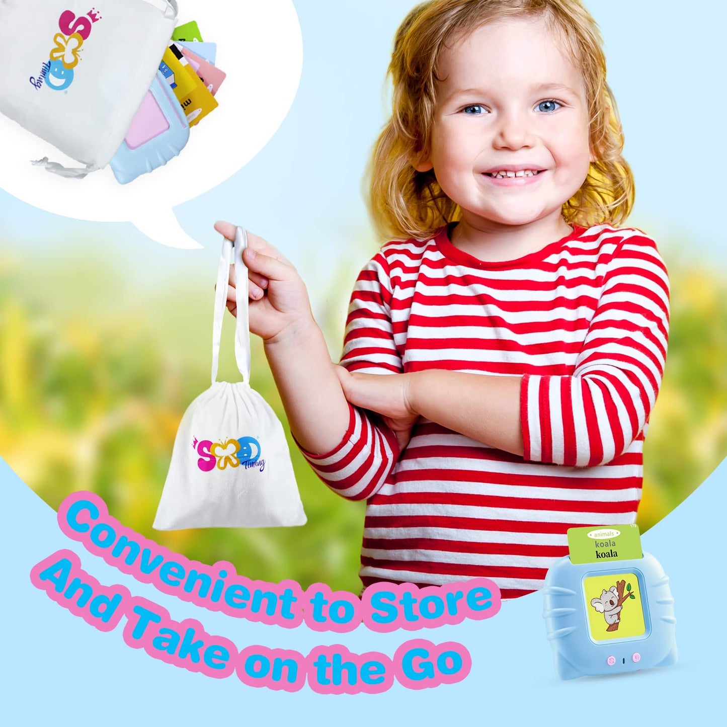 TimingSXD Spanish Flash Cards – Bilingual ABC, Numbers, Colors & Shapes for Toddlers & Preschoolers, English/Spanish Learning Toy for Ages 2+