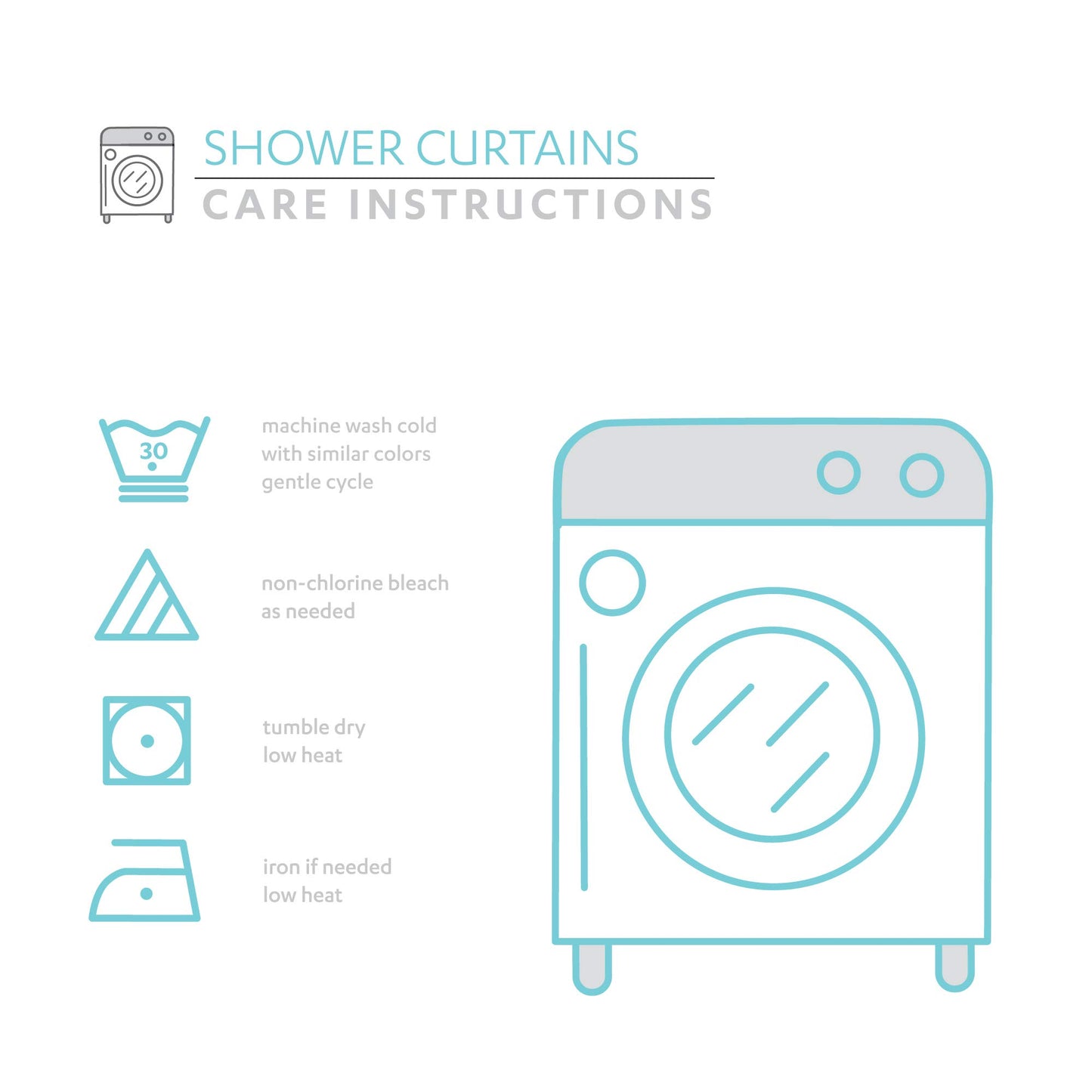 Lush Decor Weeping Flower Shower Curtain, Navy