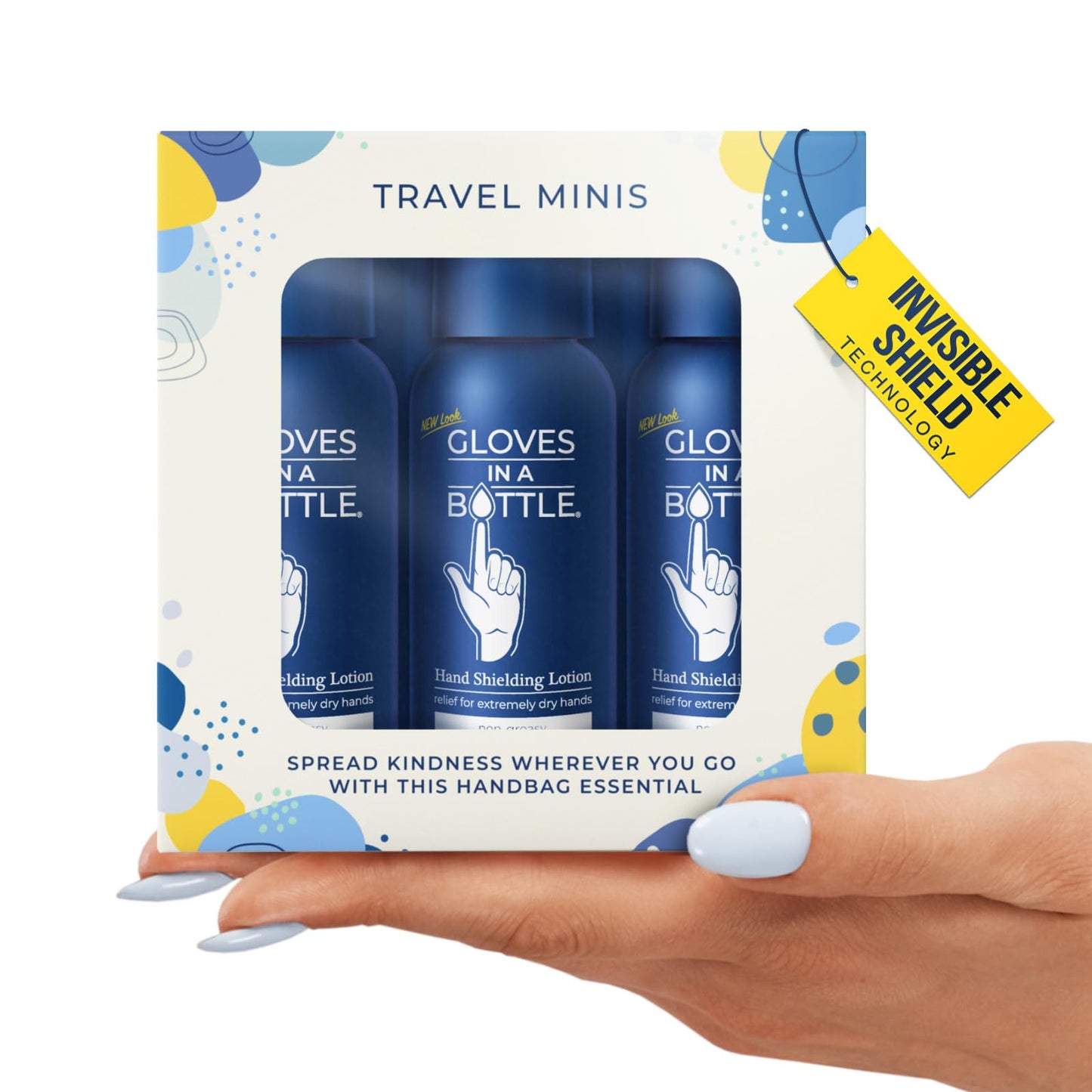 Gloves In A Bottle - Shielding Lotion for Dry Skin, Hand Lotion Travel Size, Protects & Restores Dry Cracked Skin (Travel Mini)