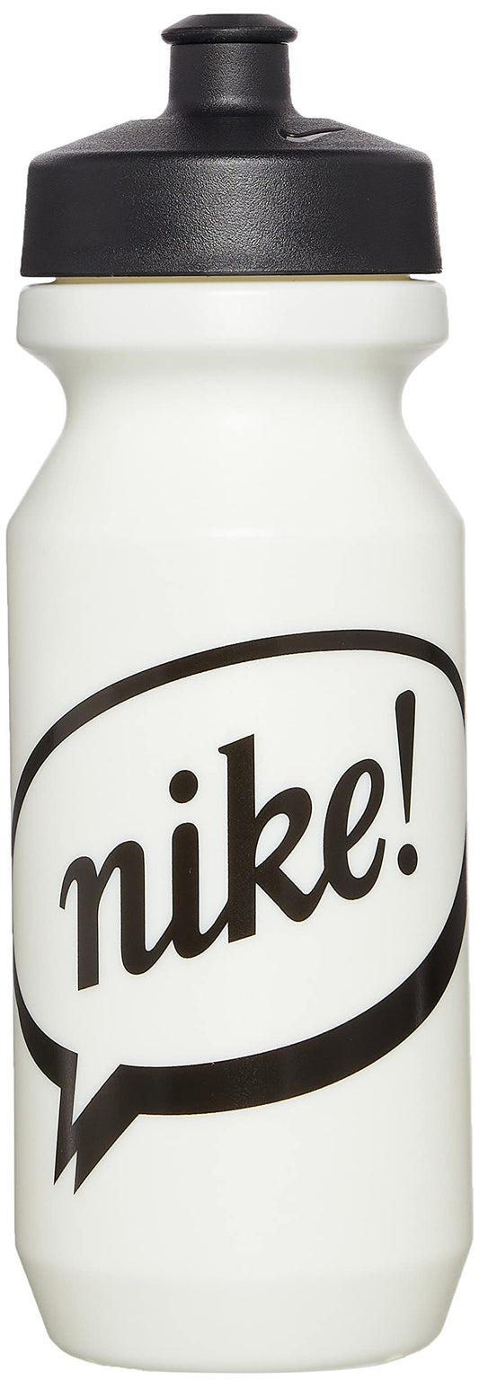 Nike 2.0 HY6004 Water Bottle, White/Black, 22oz Big Mouth Bottle