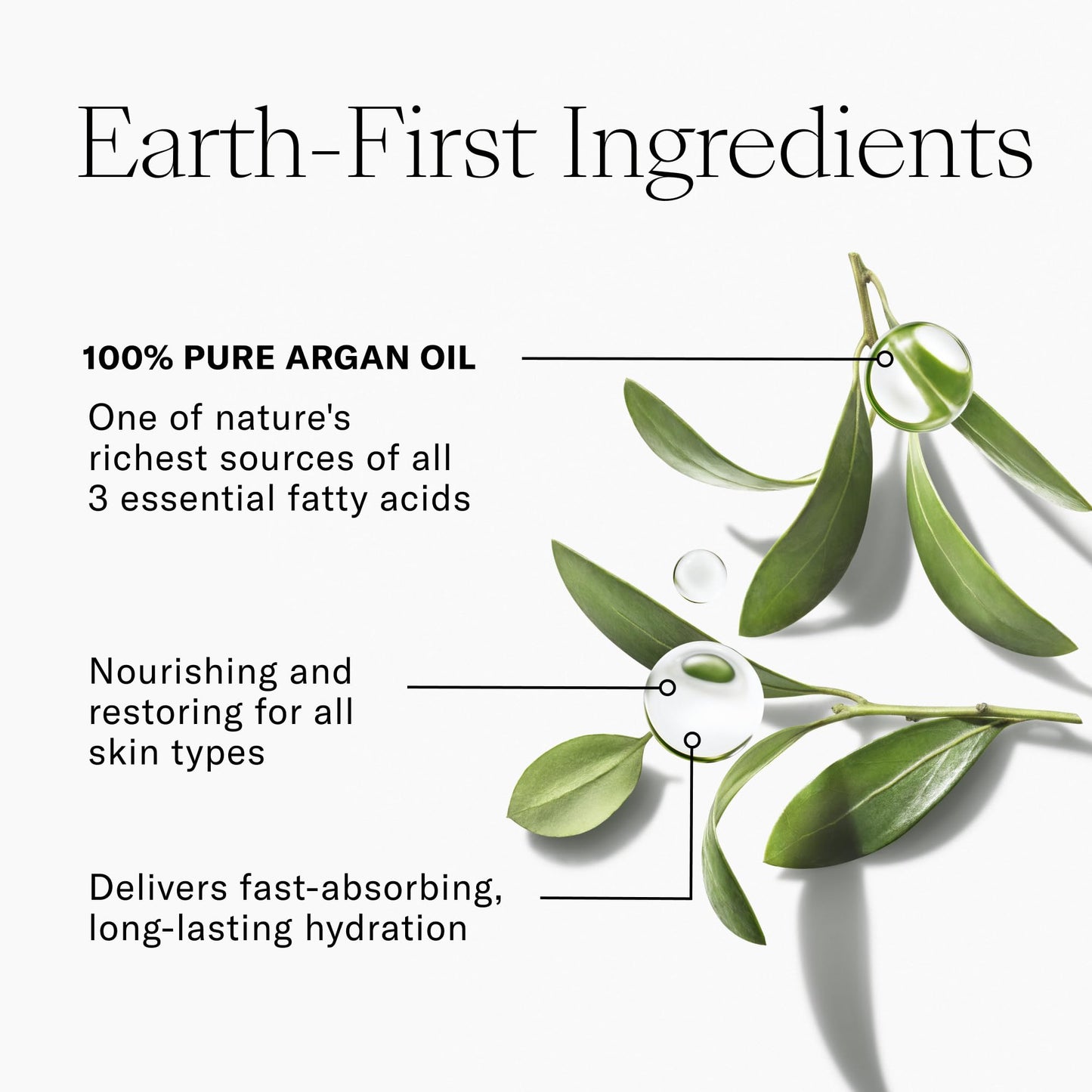 Josie Maran Pure Argan Milk - Anti Aging Face Serum with Argan Oil for Long-Lasting Hydration and a Fresh, Radiant Glow - Suitable for Dry, Sensitive
