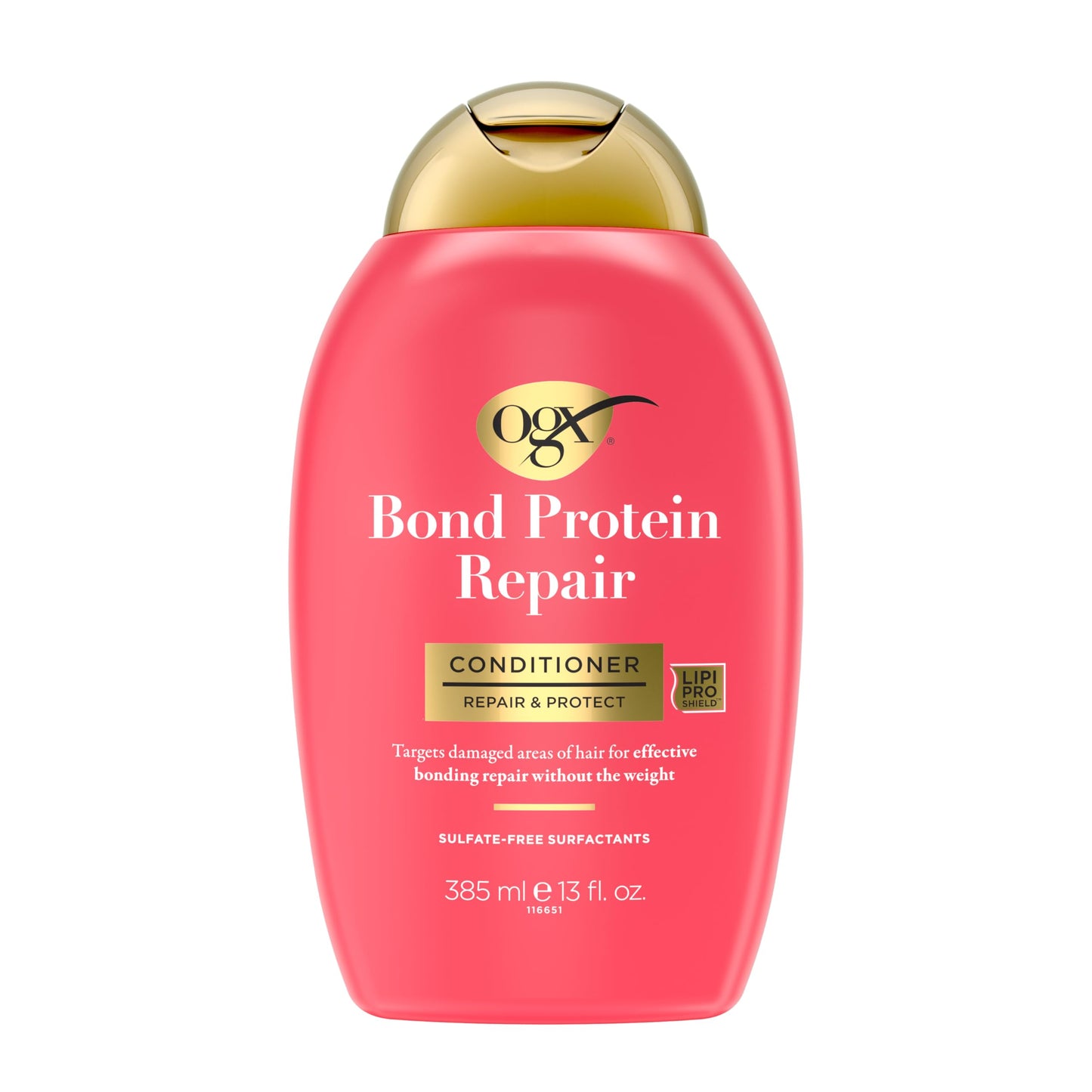 OGX Repair & Protect Bond Protein Repair Conditioner, Lightweight Conditioner Targets Damaged Areas of Hair, Formulated without Parabens, Sulfate-Free Beauty and Personal Care OGX