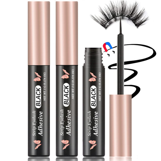 Magnetic Eyeliner 3PCS Smudge Resistant Magnetic liner,Works with All Magnetic Eyelashes,No iron powder and Natural Look,Easy to apply and No Glue
