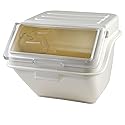 Winco IB-10S Stackable 10 Gallon Ingredient Bin Beige
