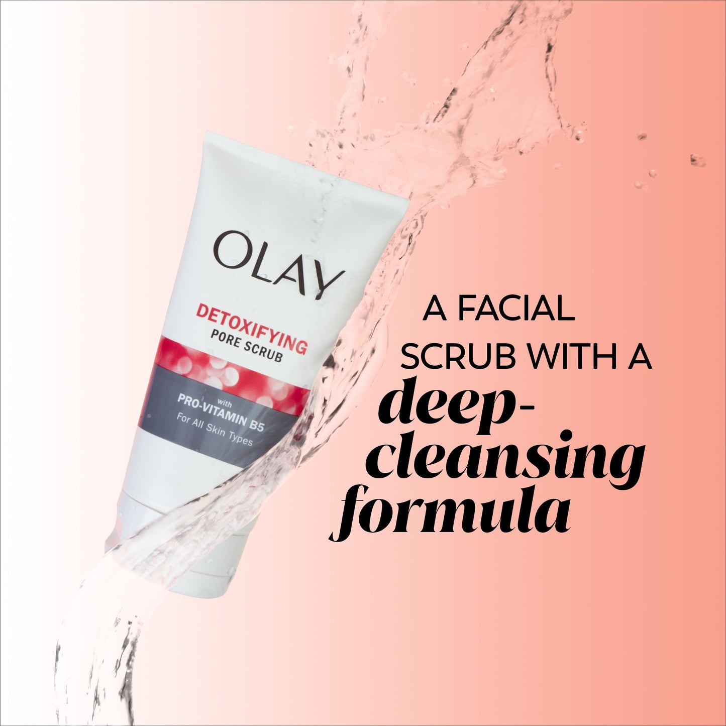 Olay Regenerist Detoxifying Pore Scrub Facial Cleanser, 5 Fl Oz