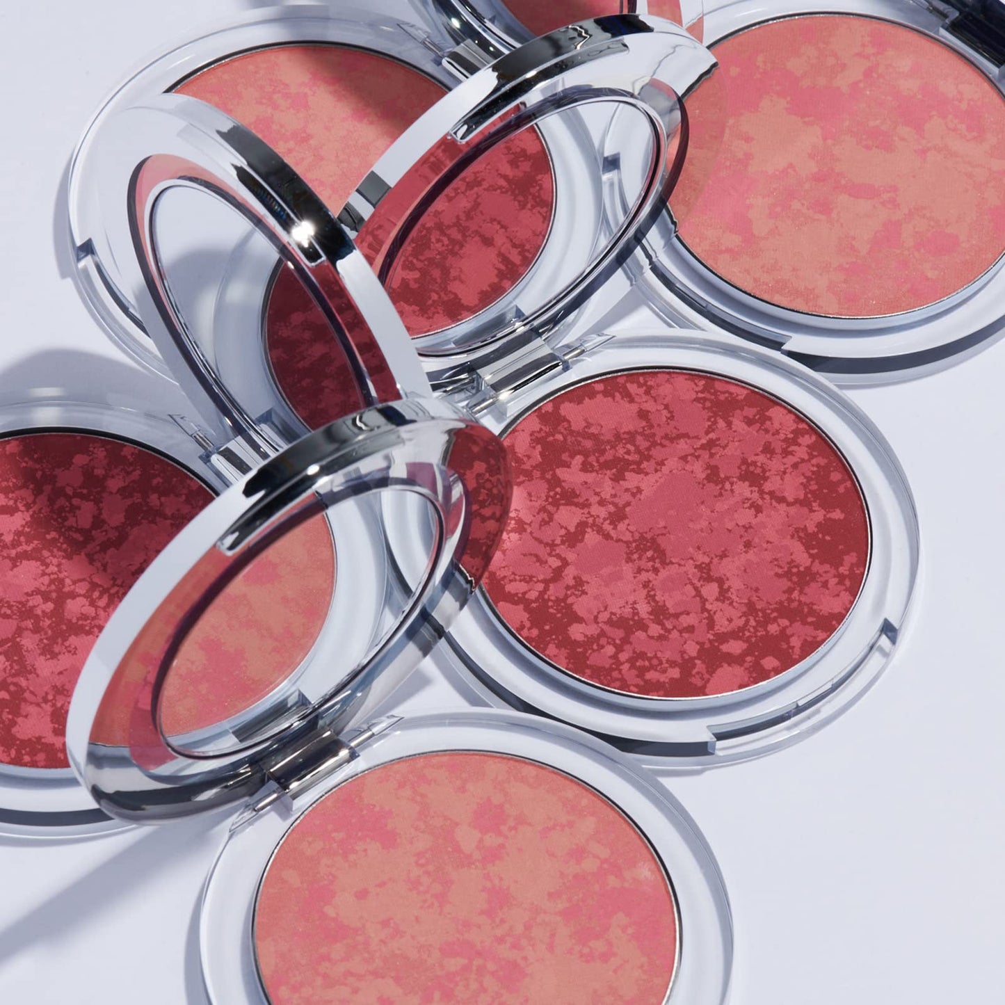 PÜR MINERALS Blushing Act Skin Perfecting Powder in Berry Beautiful, Satin Matte Finish, Buildable Coverage, Cruelty Free, 0.28 Oz