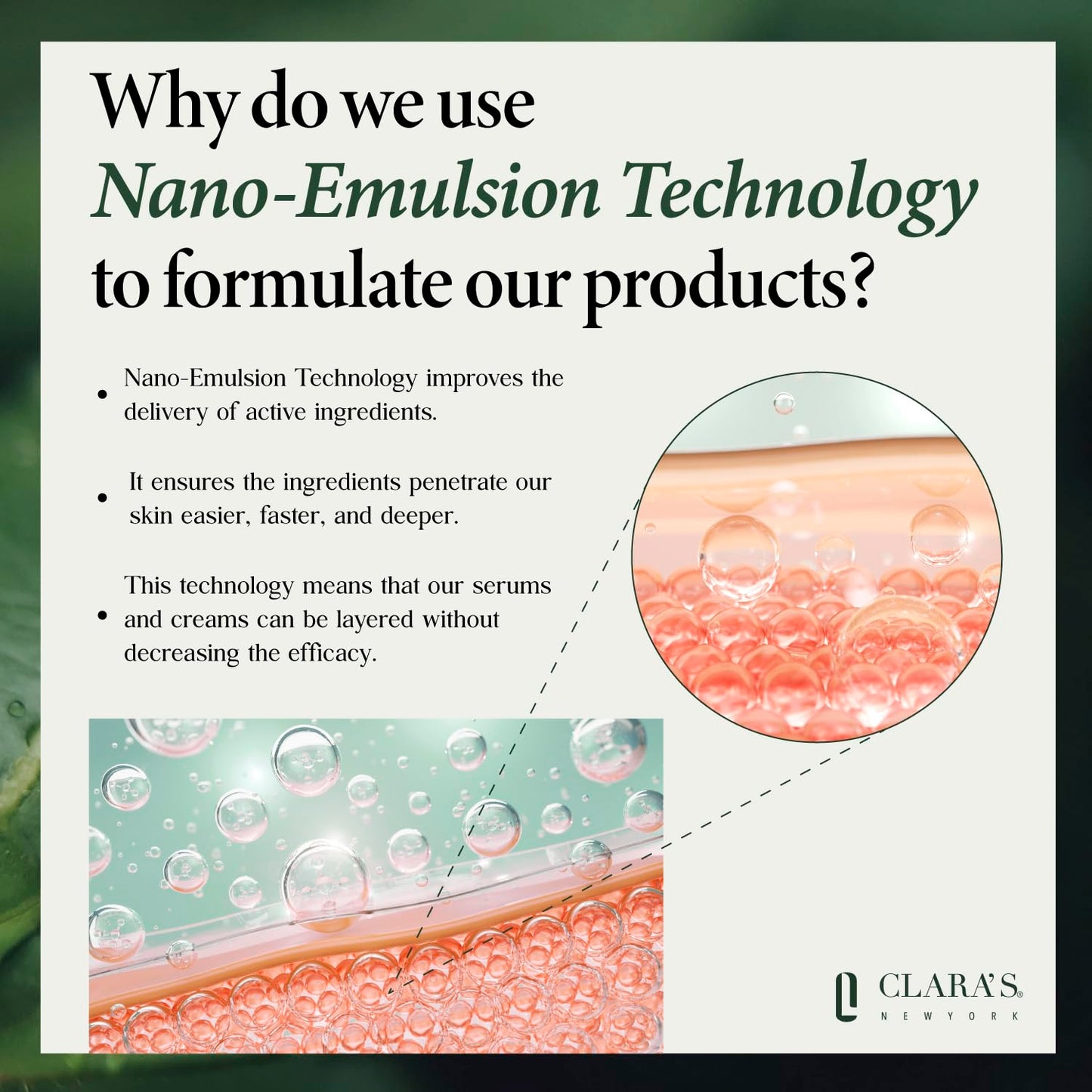 CLARA'S NEW YORK Collagen Facial Serum with Vitamin E - Hydrating, Smoothing & Brightening Skin - 30ml / 1 Fl Oz - Made in USA