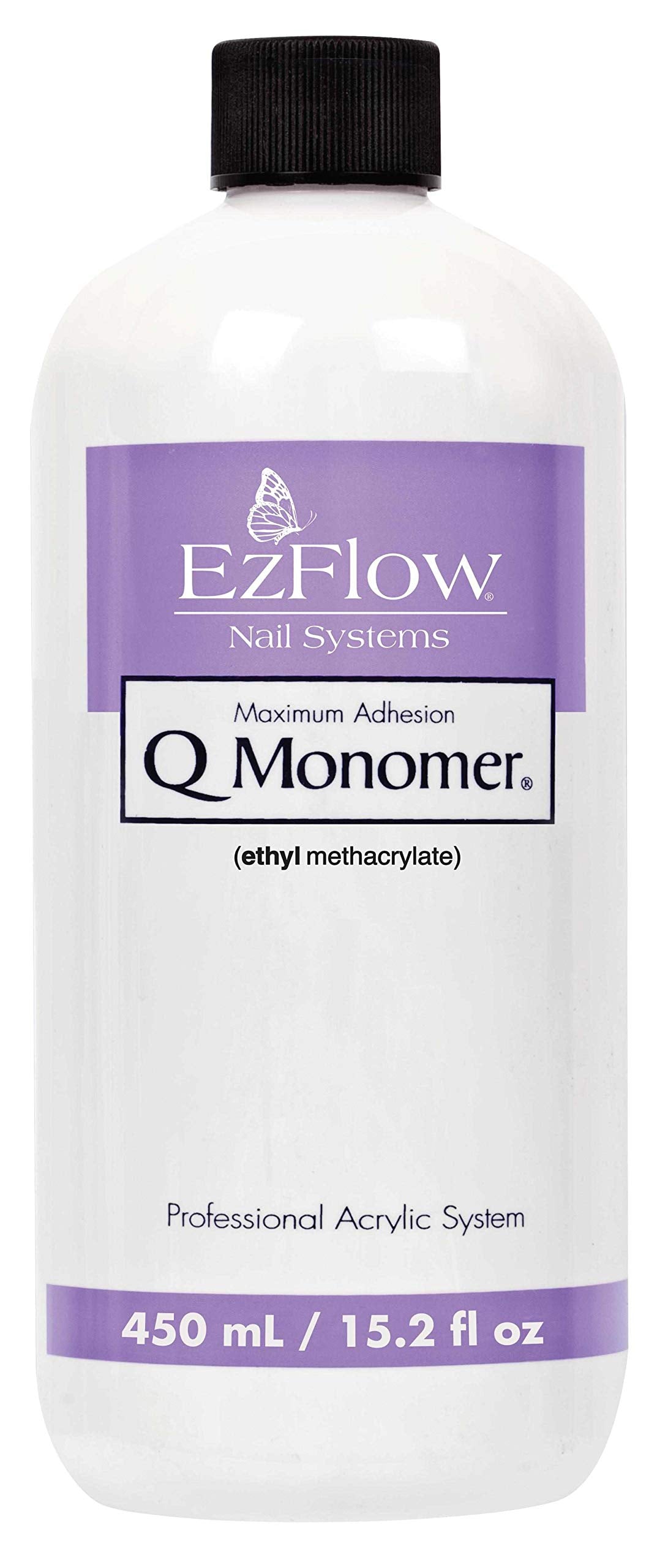 Ezflow Q Monomer Acrylic Nail Liquid - Acrylic Liquid Monomer for Strong Nails Extensions, Nail Enhancement & Sculpting, DIY Salon At-Home Use, 15.2 Beauty & Personal Care EzFlow