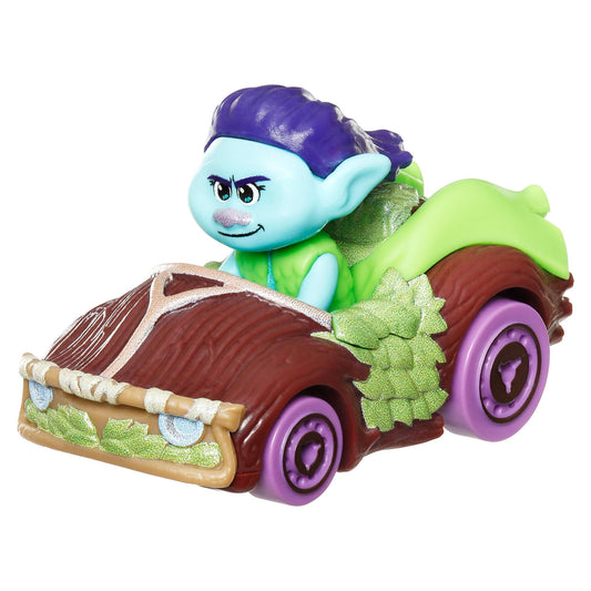 Hot Wheels RacerVerse Trolls Branch 1:64 Scale Toy Car Optimized Track